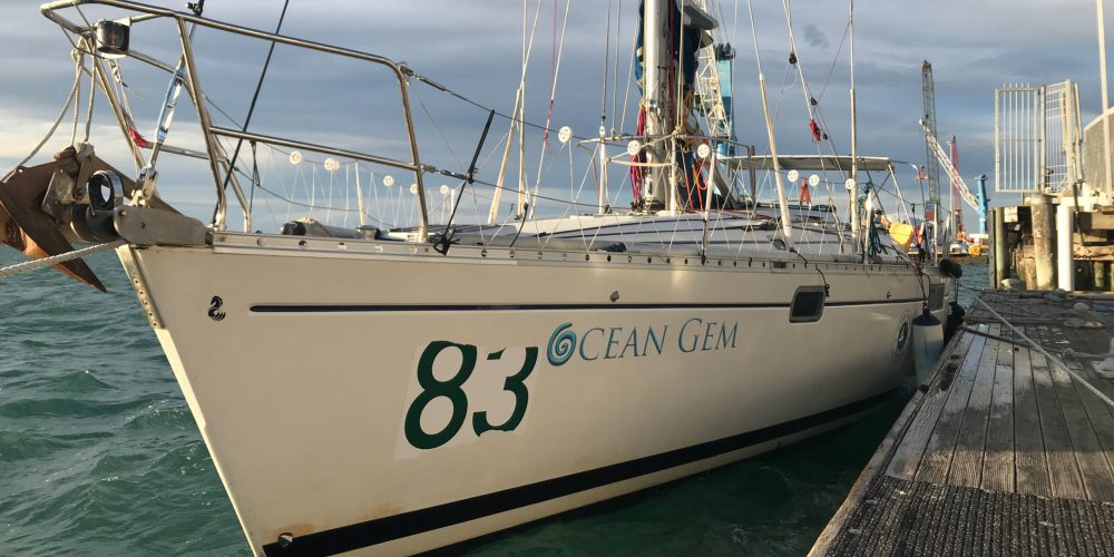 'Ocean Gem' is a bit tired but still looking proud. David hopes to have her repaired in the next couple of weeks.